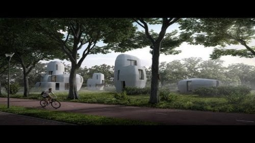 World’s first commercial 3D-concrete printing housing project