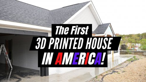 The FIRST 3D Printed House in America! (SQ4D)